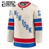 Lasten NHL New York Rangers Pelipaita 2025-26 Fanatics Premium Alexis Lafreniere Winter Classic Valkoinen